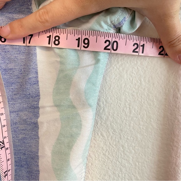 Vans Otw Kitu Print Button Down Geometric Ocean Colors Mens Size Medium Pastel - Picture 11 of 12